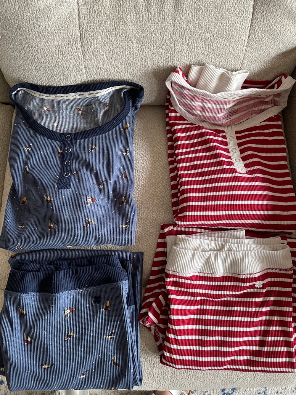 2 pairs of Lucky Brand pajama sets